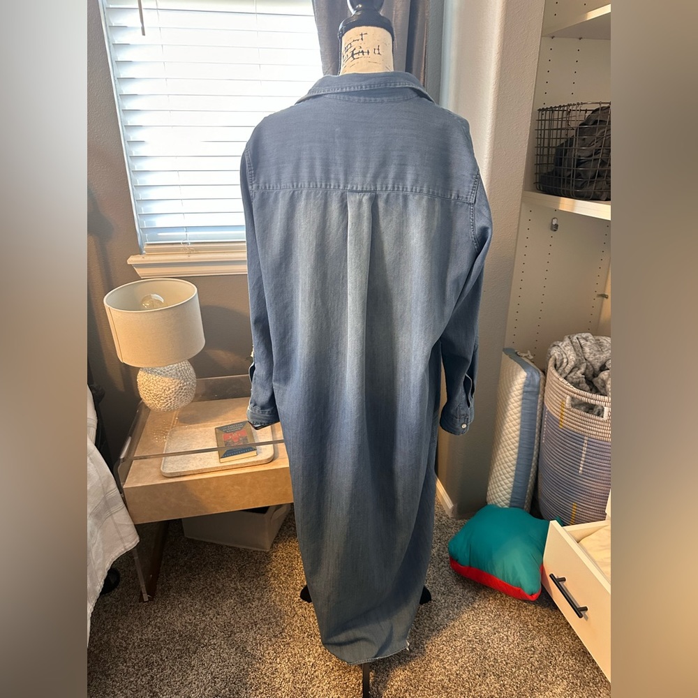 Casual Blue Denim Dress - Picture 10 of 10